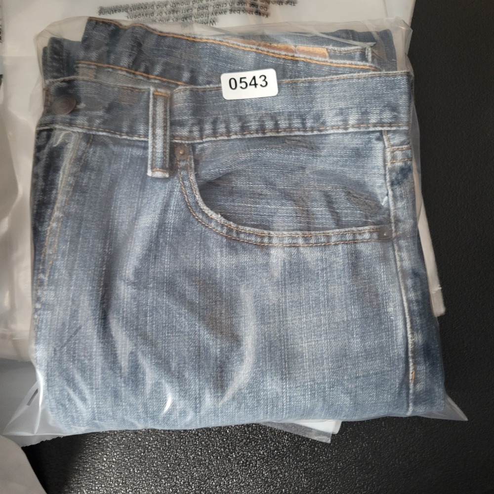 Levis 505 Regular Fit Jeans‎ Mens 36x32 Blue Medium Wash Straight Leg Denim - Picture 16 of 16
